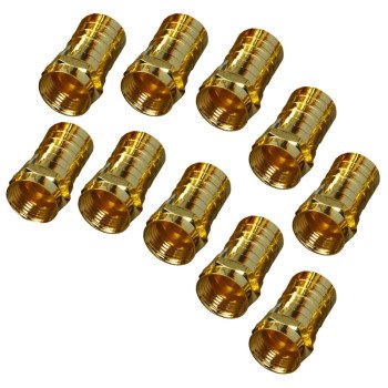 Zenith VA1010RG6CR Crimp-On Connector, F Connector, 10/PK