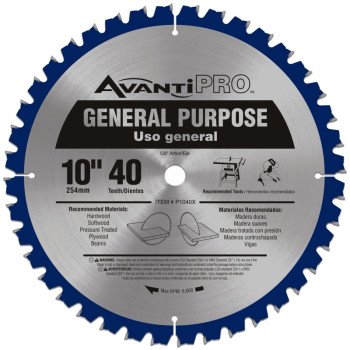 P1040X BLADE SAW GEN 10INX40T 