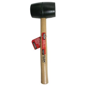 TASK T71154 Mallet, 16 oz Head, Rubber Head