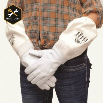 Harvest Lane Honey CLOTHGXL-103 Beekeeping Gloves, XL, Goatskin Leather