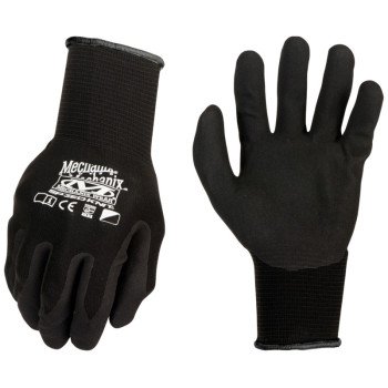 Mechanix Wear SpeedKnit Series S1DE-05-500 Work Gloves, Men's, M, S, Nitrile Coating, Black