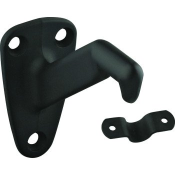 National Hardware N830-118 Heavy-Duty Handrail Bracket, 250 lb, Zinc, Oil-Rubbed Bronze