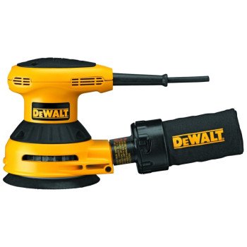 DEWALT DWE6420/D26450 Random Orbit Sander, 3 A, 5 in Pad/Disc, PSA Pad/Disc, Includes: (1) Dust Bag with Vacuum Adapter