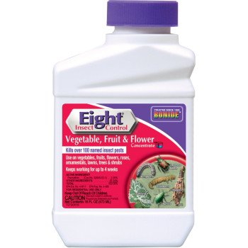 Bonide Eight 442 Insect Control, Liquid, Spray Application, 1 pt Bottle