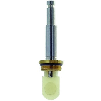 Danco 80971 Pushbutton Diverter Stem, Brass/Plastic, Chrome Plated, 3-3/4 in L