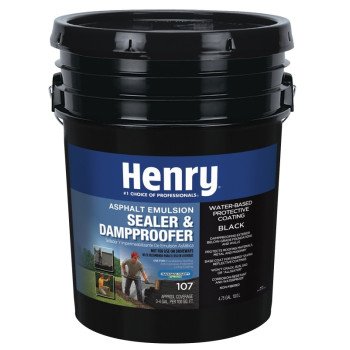 Henry HE107074 Emulsion Sealer, Black, 18 L Pail, Liquid