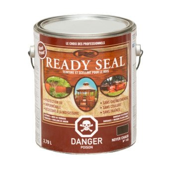 Ready Seal 145C Stain and Sealer, Burnt Hickory, Liquid, 1 gal