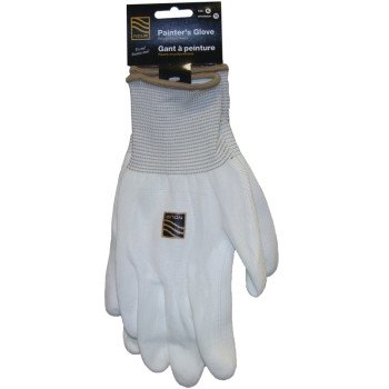 Nour R GLOVE4 Painter's Gloves, XL, Nylon, White