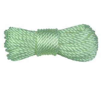 Ben-Mor 60144 Rope, 1/4 in Dia, 50 ft L, Polypropylene, White