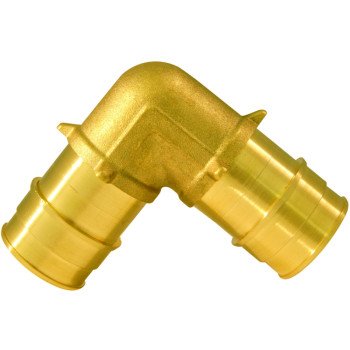 Apollo ExpansionPEX Series EPXE11 Pipe Elbow, 1 in, Barb, 90 deg Angle, Brass, 200 psi Pressure