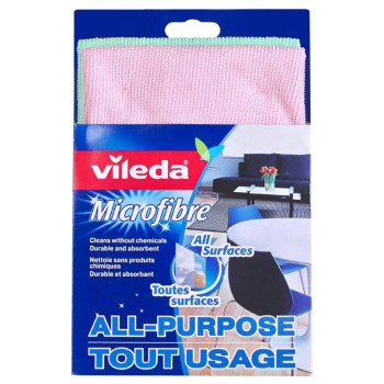 Vileda 117557 Cleaning Cloth, Microfiber