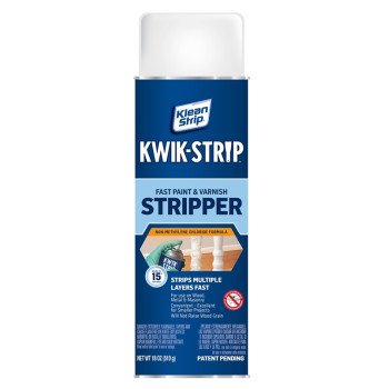 Klean Strip KWIK-STRIP EKWS964SC Paint and Varnish Stripper, Gas, Aromatic, Opaque, 16 oz, Aerosol Can