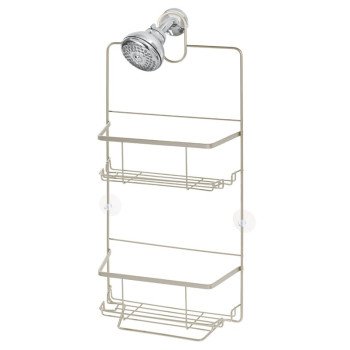 iDESIGN Everett 23855 Shower Caddy, 10.1 in OAL, 3.88 in OAW, Metal, Satin