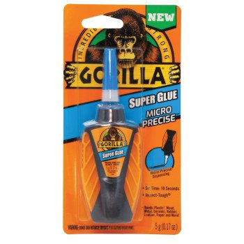 Gorilla 6770002 Super Glue, Liquid, Irritating, Clear, 0.17 oz