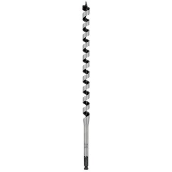 Irwin 3043010 Auger Drill Bit, 13/16 in Dia, 17 in OAL, Twist Flute, 1-Flute, 7/16 in Dia Shank