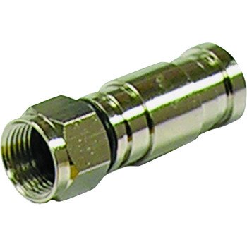 Gardner Bender F GDC-6C Compression Connector, Nickel-Plated, Silver