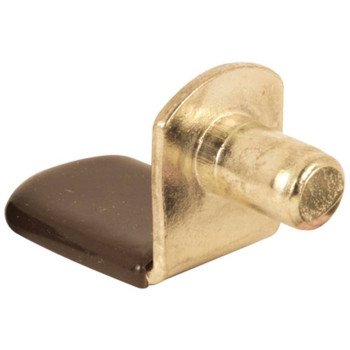 Prime-Line 747-5221 Shelf Support Peg, Brass, Brown