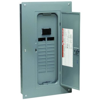 Square D HOM2040M100PC Load Center, 40 -Pole, 100 A, 20 -Space, Plug-On Neutral, NEMA 1 Enclosure