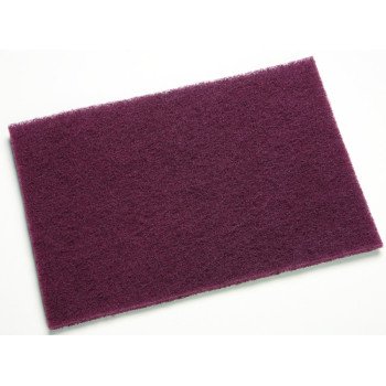 Scotch-Brite 7447 Hand Pad, 9 in L, 6 in W, Very Fine, Aluminum Oxide Abrasive