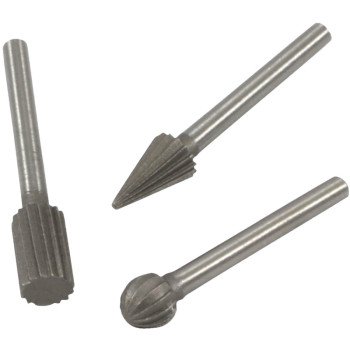 Forney 60224 Mini Rotary File Set, Applicable Materials: Metal, Plastic, Wood, Metal, Plastic, Wood