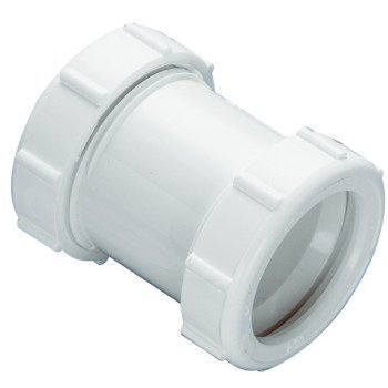 Plumb Pak PP20554 Sink Drain Coupling, 1-1/2 in, Slip Joint, PVC, White