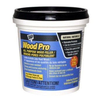 DAP WOODPRO 74283 Wood Filler, Paste, Musty, Natural, 453 g