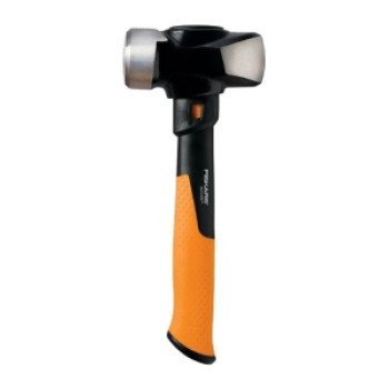 Fiskars IsoCore Series 750910-1001 Hammer, 3 lb Head, Sledge, Steel Head