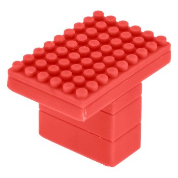 BP8729453080 KNOB PLSTC 45 RED