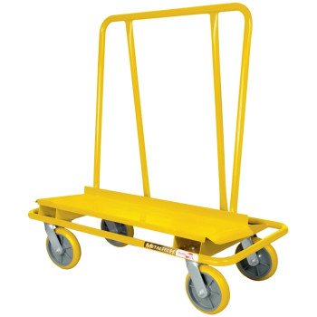 Metaltech I-BMD3131YGR Drywall Cart, 80 lb, 14, Steel, 49-1/4 in OAL, 22-1/4 in OAW