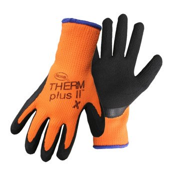 Boss 7843M Gloves, M, Knit Wrist Cuff, Orange