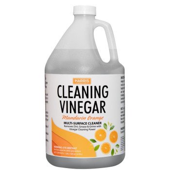 Harris OVINE-128 Cleaning Vinegar, 128 oz, Liquid, Mandarin Orange, Clear