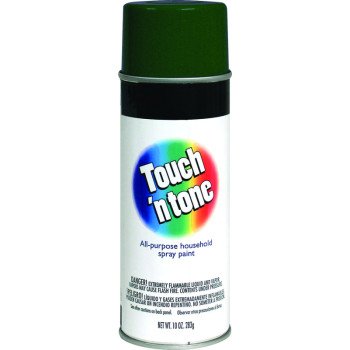 Touch 'N Tone 55271830 Spray Paint, Gloss, Hunter Green, 10 oz, Can