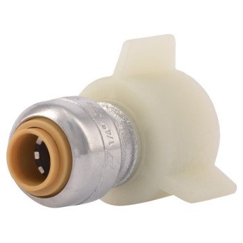 SharkBite U3525LFA Connector, 1/4 in FIP, 1/2 in Compression