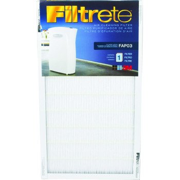 Filtrete FAPF03 Air Purifier Filter, 11-3/4 in L, 21.44 in W, 13 MERV, 99.9 % Filter Efficiency