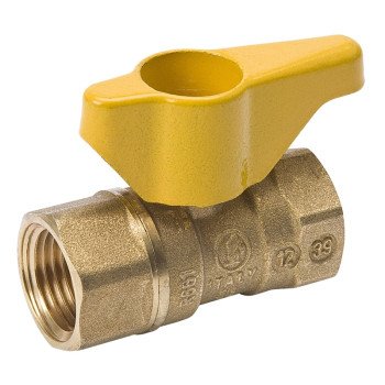 B & K ProLine Series 110-223HC Gas Ball Valve, 1/2 in Connection, FPT, 200 psi Pressure, Manual Actuator, Brass Body