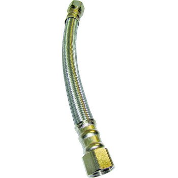 Lasco 10-1342 Braided Water Heater Connector, 3/4 in, FPT, Stainless Steel, 18 in L