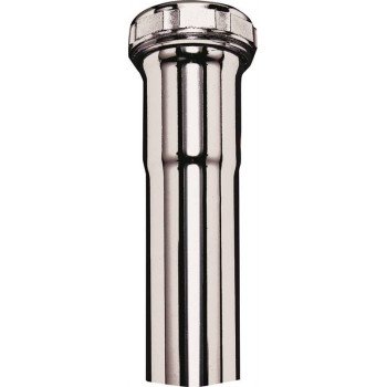 Plumb Pak PP13-6CP Pipe Extension Tube, 1-1/2 in, 6 in L, Slip-Joint, Brass, Chrome