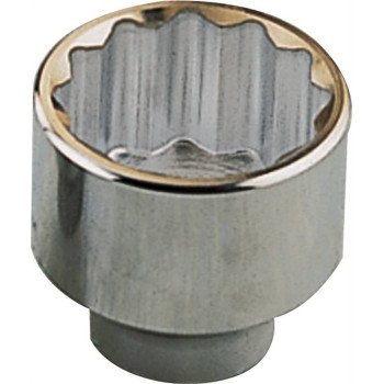 Vulcan MT-SS6032 Drive Socket, 1 in Socket, 3/4 in Drive, 12-Point, Chrome Vanadium Steel, Chrome