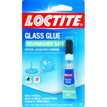 Loctite 233841 Glass Glue, Light Yellow, 2 g Tube