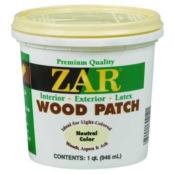 ZAR 30912 Wood Patch, Paste, Amine, 1 qt Tub