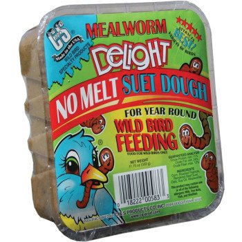 C&S No Melt Suet Dough Delights CS12583 Bird Suet, 11.75 oz