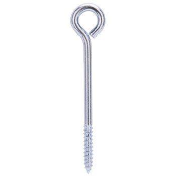 ProSource LR250 Lag Screw Eye, 7.8 mm Thread, Screw Thread, 1-1/2 in L Thread, 1-1/16 in Dia Eye, 186 lb Working Load