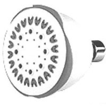 Whedon RAI732-42 Massage Shower Head, 1/2 in Connection, Female, ABS, 4-1/2 in Dia