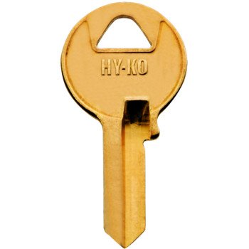 Hy-Ko 21200M1BR Key Blank, Brass, Nickel, For: Master Cabinet, House Locks and Padlocks