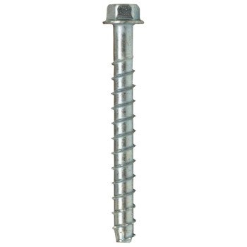 Simpson Strong-Tie Titen HD THD37400HC30 Heavy-Duty Screw Anchor, 3/8 in Dia, 4 in L, Carbon Steel, Zinc Plated