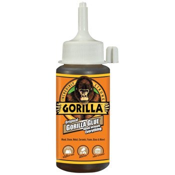 Gorilla 5000408 Glue, Brown, 4 oz Bottle