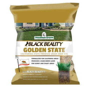 Jonathan Green Black Beauty Golden State Series 10700 Premium Grass Seed Mix, 3 lb Bag