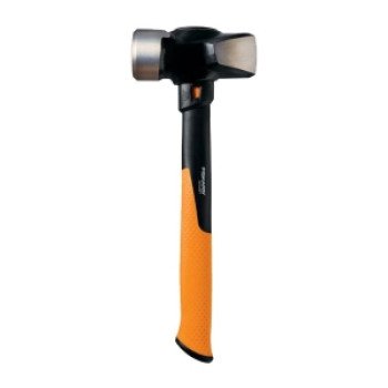 Fiskars IsoCore Series 750810-1001 Hammer, 4 lb Head, Sledge, Steel Head