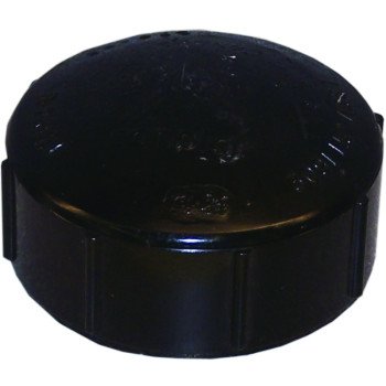 Canplas 103091BC Pipe Cap, 1-1/2 in, FIP, ABS, Black, SCH 40 Schedule