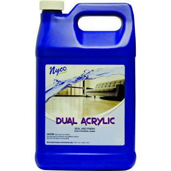 nyco NL90433-900104 Floor Seal and Finish, 128 oz, Liquid, Acrylic Polymer, White